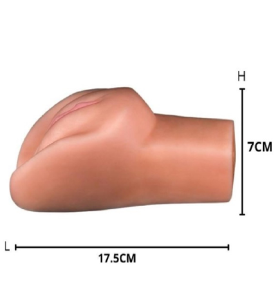 Super realistična vagina u boji kože sa vibracijom DL-67-12